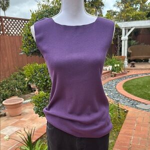 Purple Sleeveless Tank